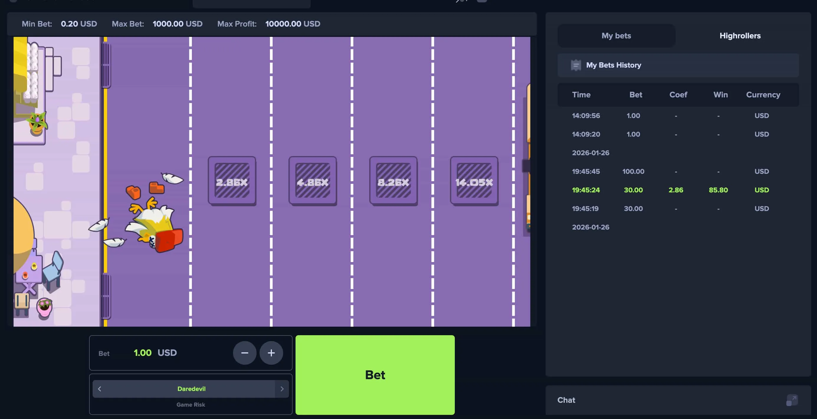 Le principe de jeu : déroulement d'une manche et cash-out